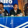 En 1994 junto a Pelé y el Doctor Mao (Mario Alfonso Escobar)