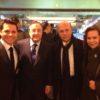 Con Florentino Pérez y la familia