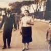 Con mis padres y mi abuelo Samuel en el Batallón Ayacucho