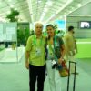 Con Liliana Salazar en el IBC del Mundial de Alemania