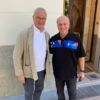 Junto a Claudio Ranieri en la previa de la final de la Champions 2019