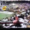 Captura de video en la mesa de prensa en el 1-1 de Alemania ante Colombia en Italia 1990